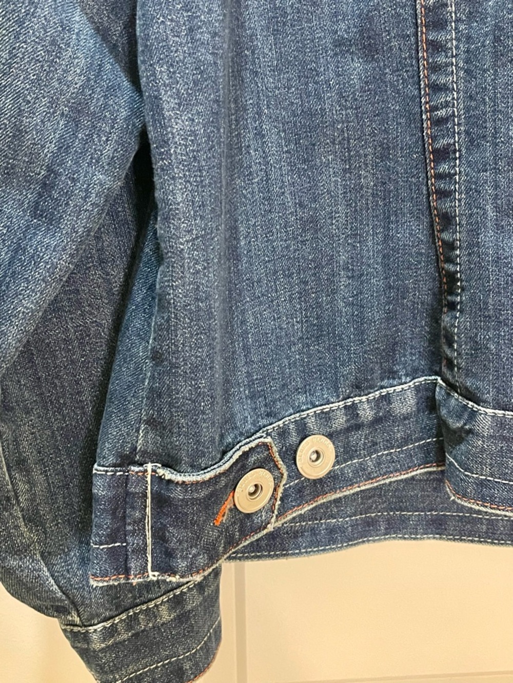 Mwah Embroidered Jean Jacket Size 18/20W - Picture 9 of 9